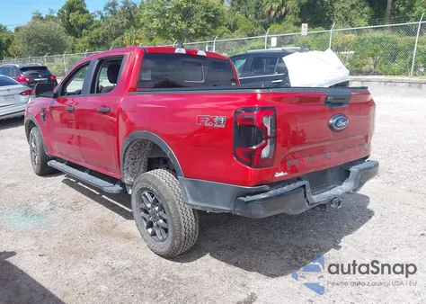 2024 Ford Ranger Xlt z USA, uszkodzony, nr VIN 1FTER4HP6RLE40255